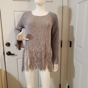 Very J size Small Fringe sweater